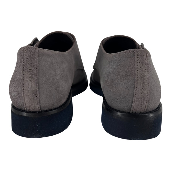 SAX Italy Loafers Leather Suede Grey Crocodile Women's Sz 35 / 5 NIB $300 - Picture 7 of 13